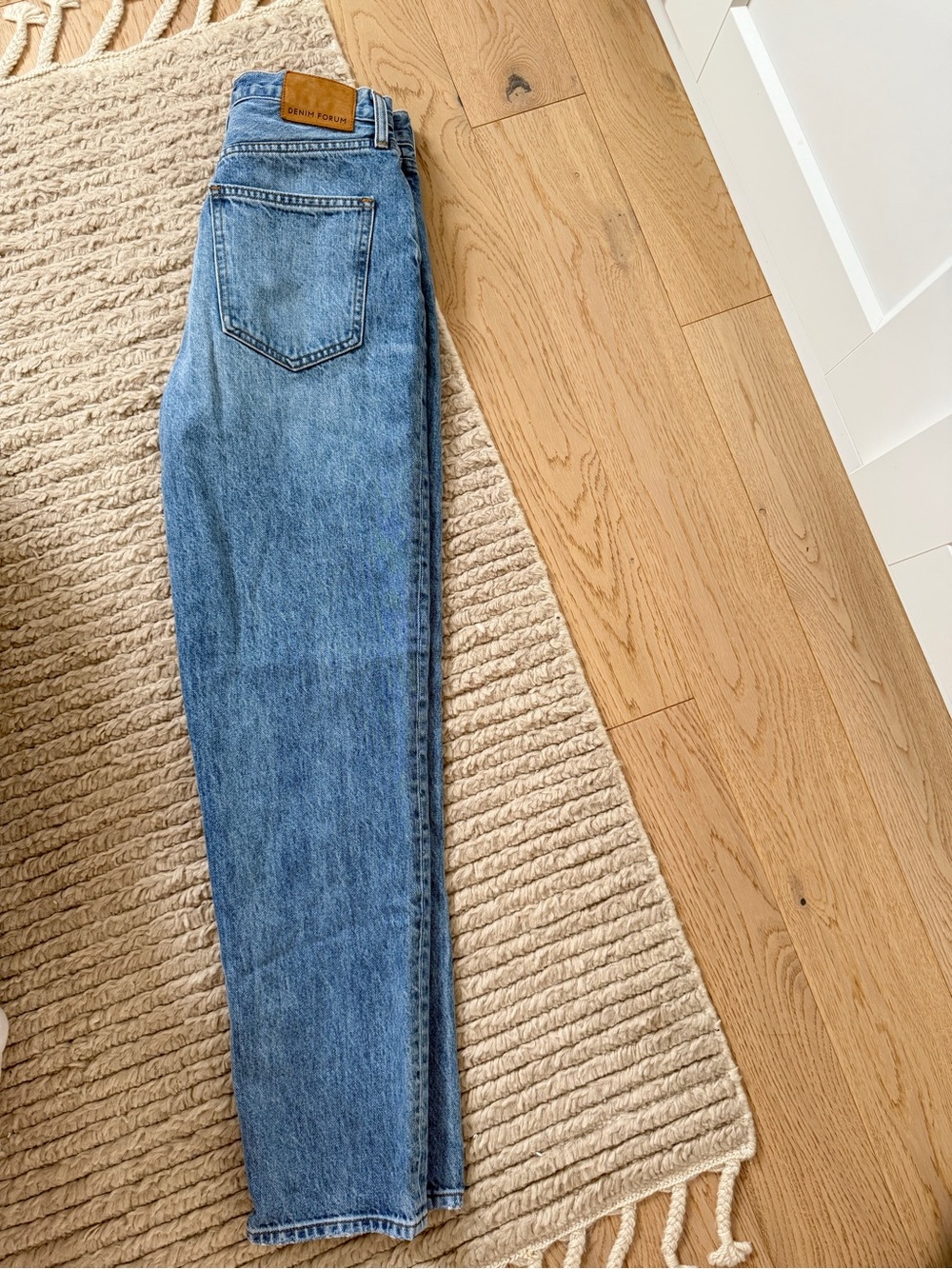 Denim Forum BF High Rise Loose Straight Leg Jeans